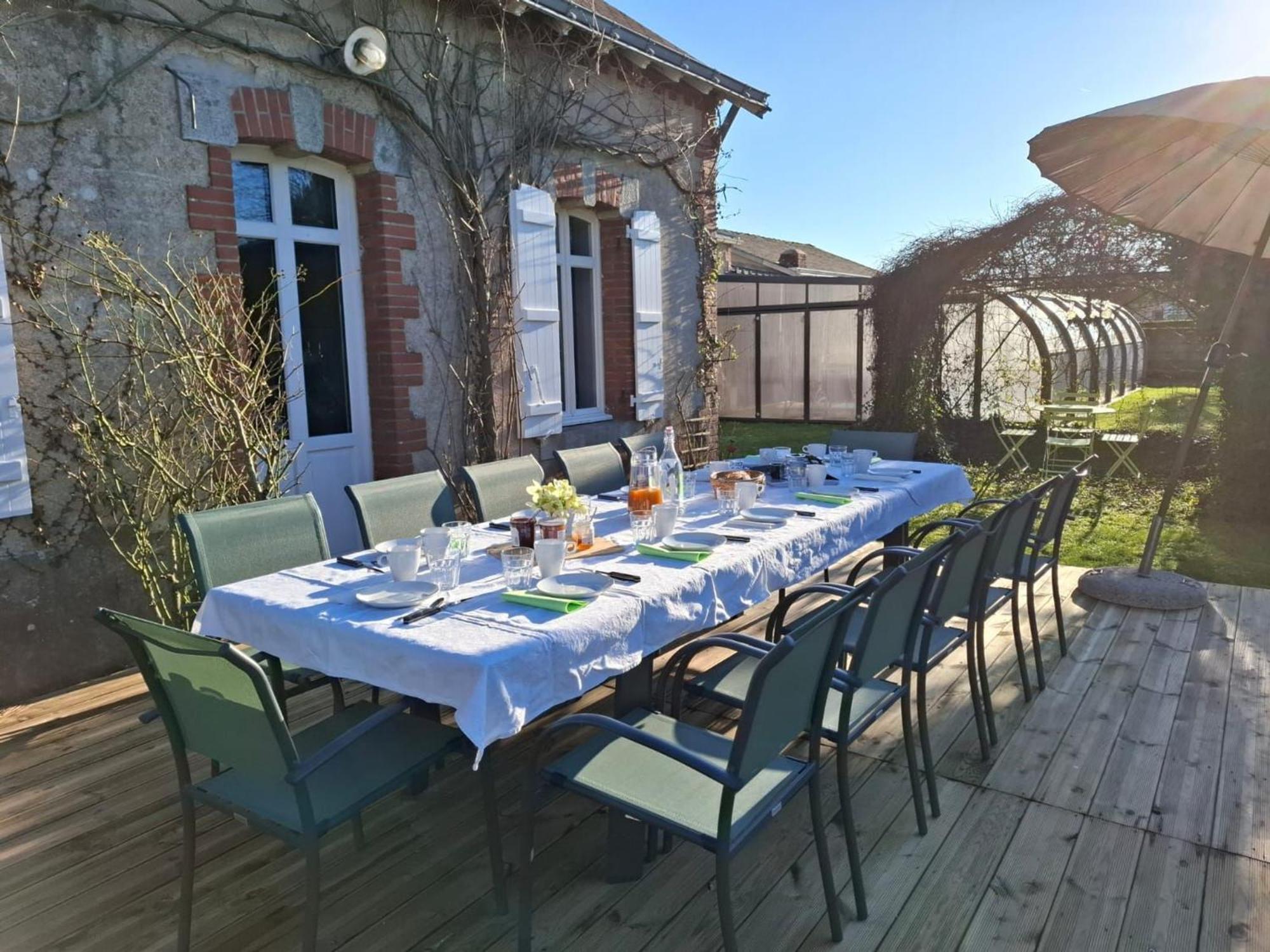 Gite Familial Avec Piscine Chauffee A Lege - Fr-1-306-1296 Dış mekan fotoğraf